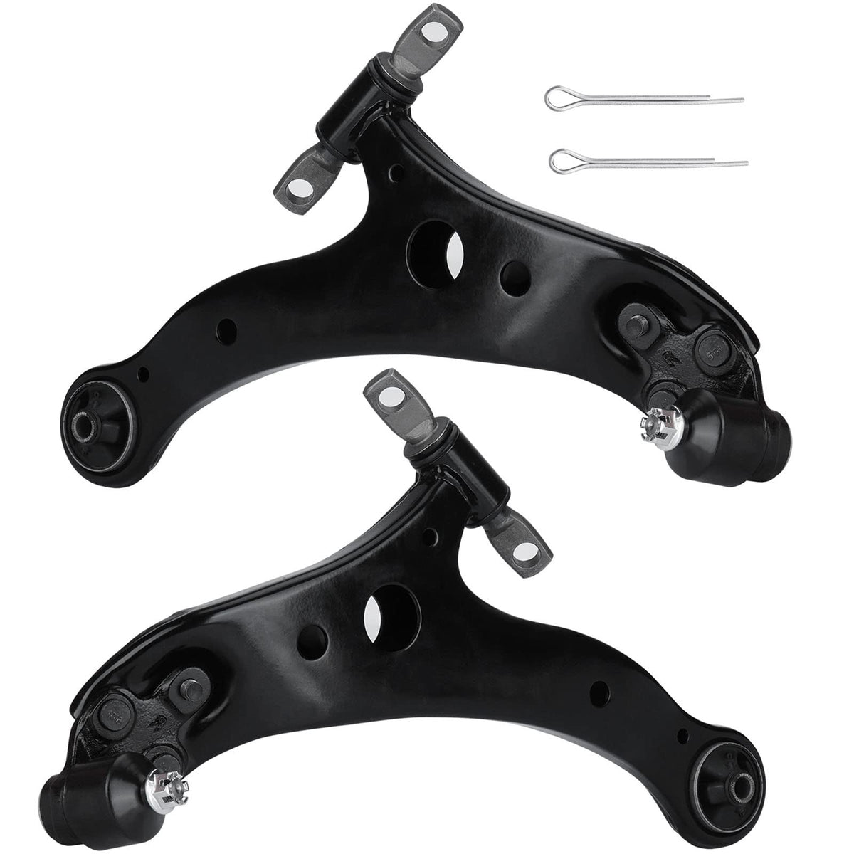 Autsurles front lower control arm front view showing mounting points and finish for reliable fit