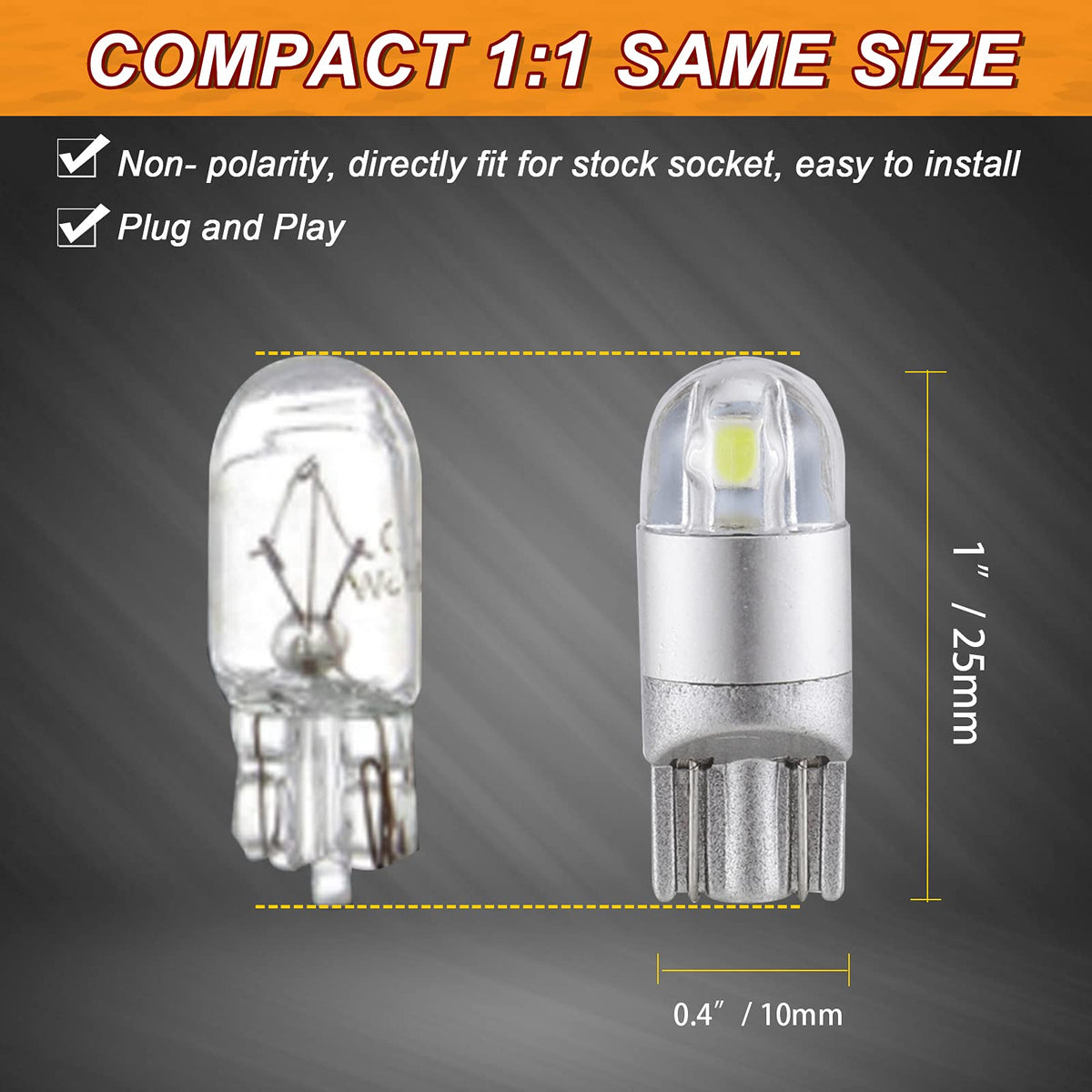 Auxbeam bulbs illuminating trunk area for better cargo visibility