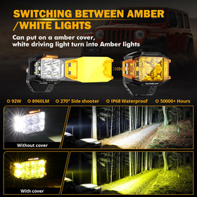 Auxbeam mounted on bull bar demonstrating easy installation and strong illumination