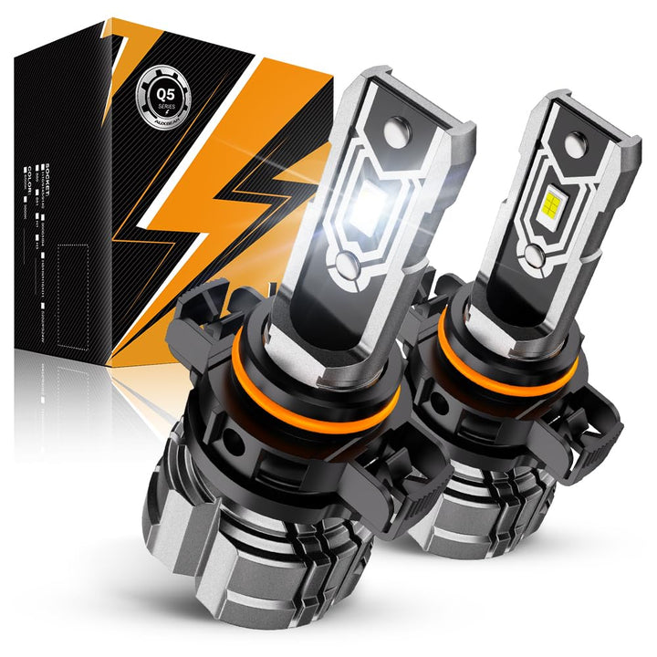 Auxbeam front view of fog light showing clean lens and focused output benefit