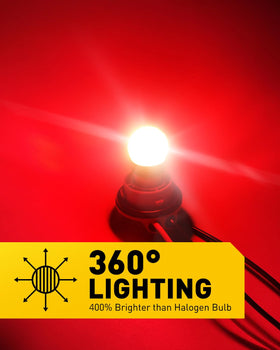 AUXITO aluminum heat sink detail improving cooling for longer bulb life