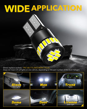 AUXITO illuminating car dome and map light for clearer interior