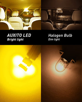 AUXITO 194 used in a car dome light improving interior illumination