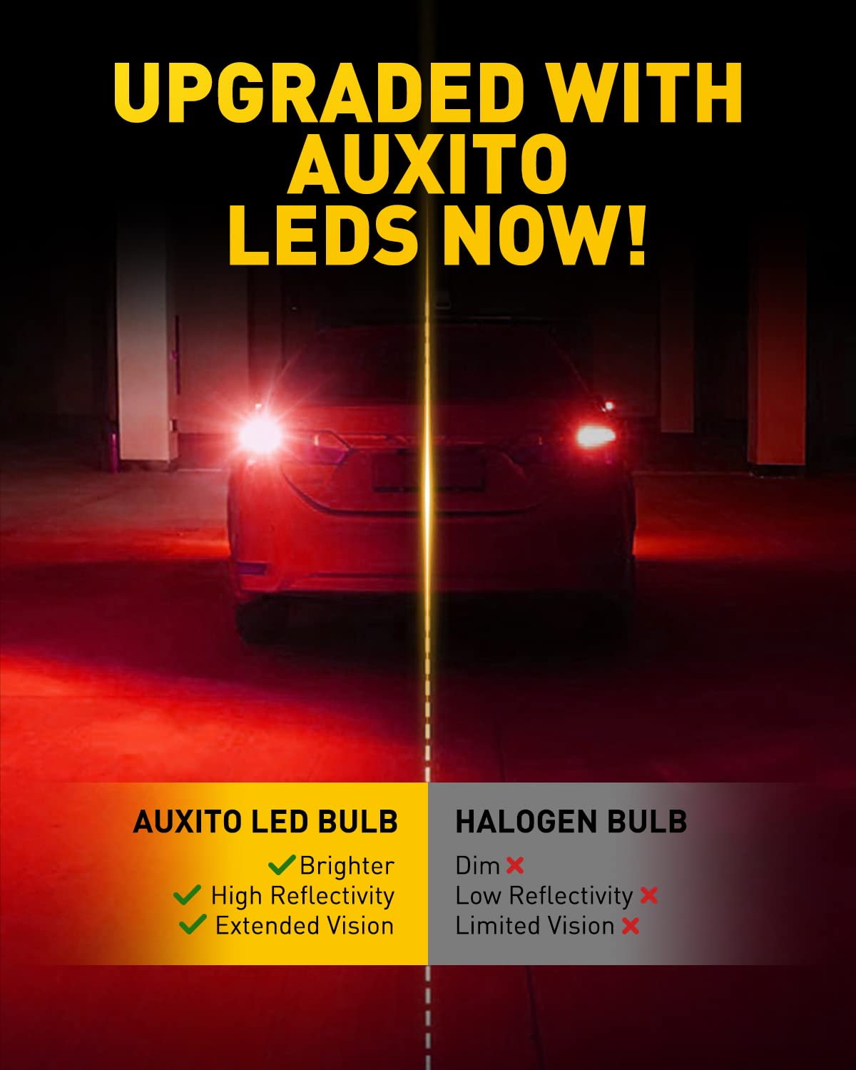 AUXITO 3157 pair in retail-style pack ready for quick vehicle upgrade