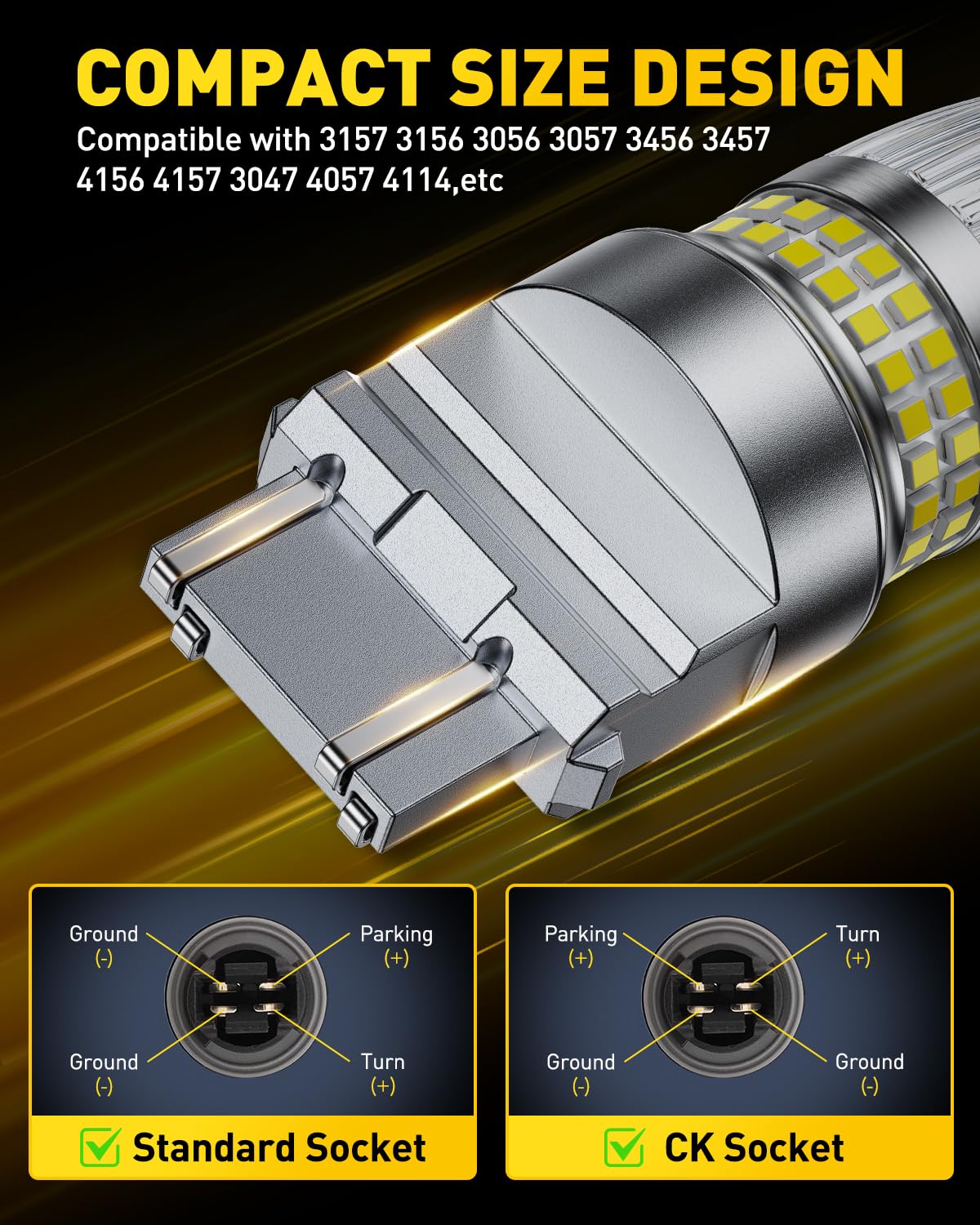 AUXITO size and scale next to coin illustrating compact fit and easy installation