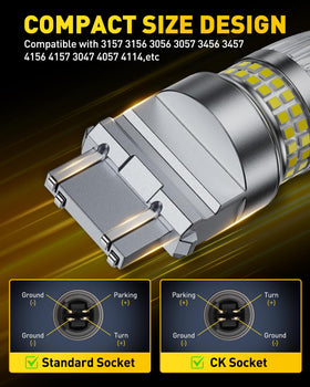 AUXITO size and scale next to coin illustrating compact fit and easy installation
