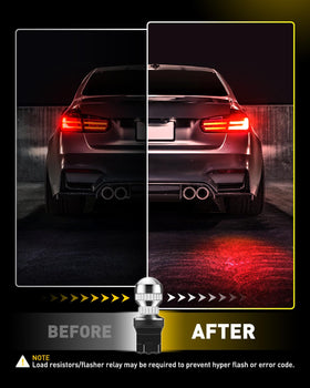 AUXITO rear of vehicle lifestyle image highlighting improved visibility and safety