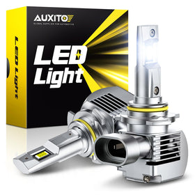 AUXITO 9012 front view showing bulb face and plug for easy fitment