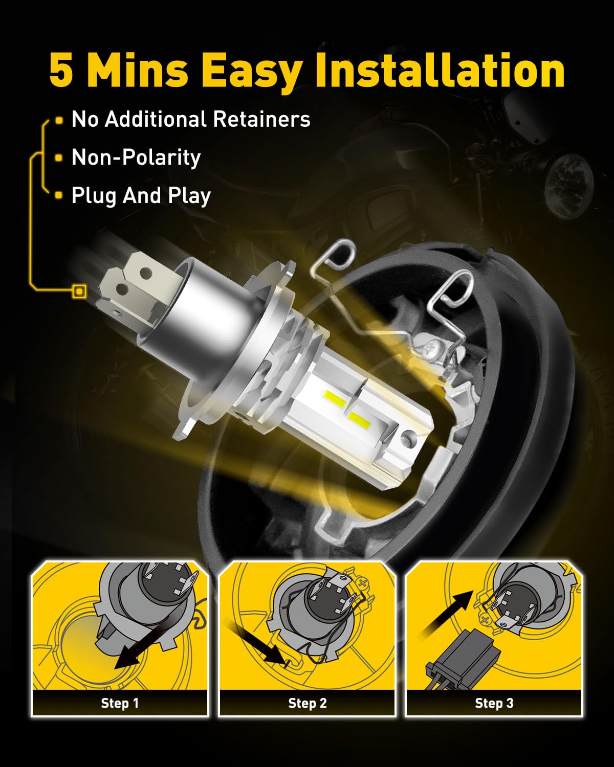 AUXITO beam in vehicle demonstrating focused road illumination advantage