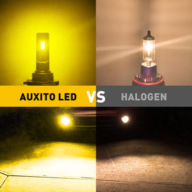AUXITO close-up of LED chips highlighting emitter design and focused beam benefit