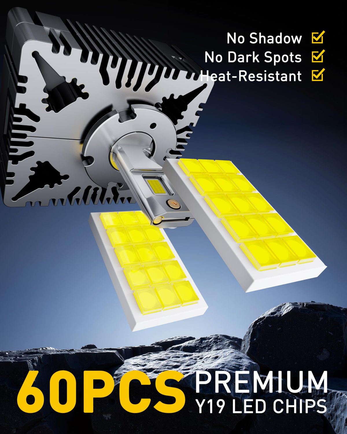 AUXITO D5S slim base profile ensuring proper beam pattern