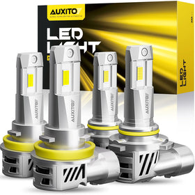 AUXITO front view of four-pack packaging showing product and quick install benefit