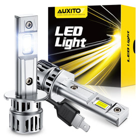 AUXITO H1 front packaging showing product and pack of two, quick-install benefit