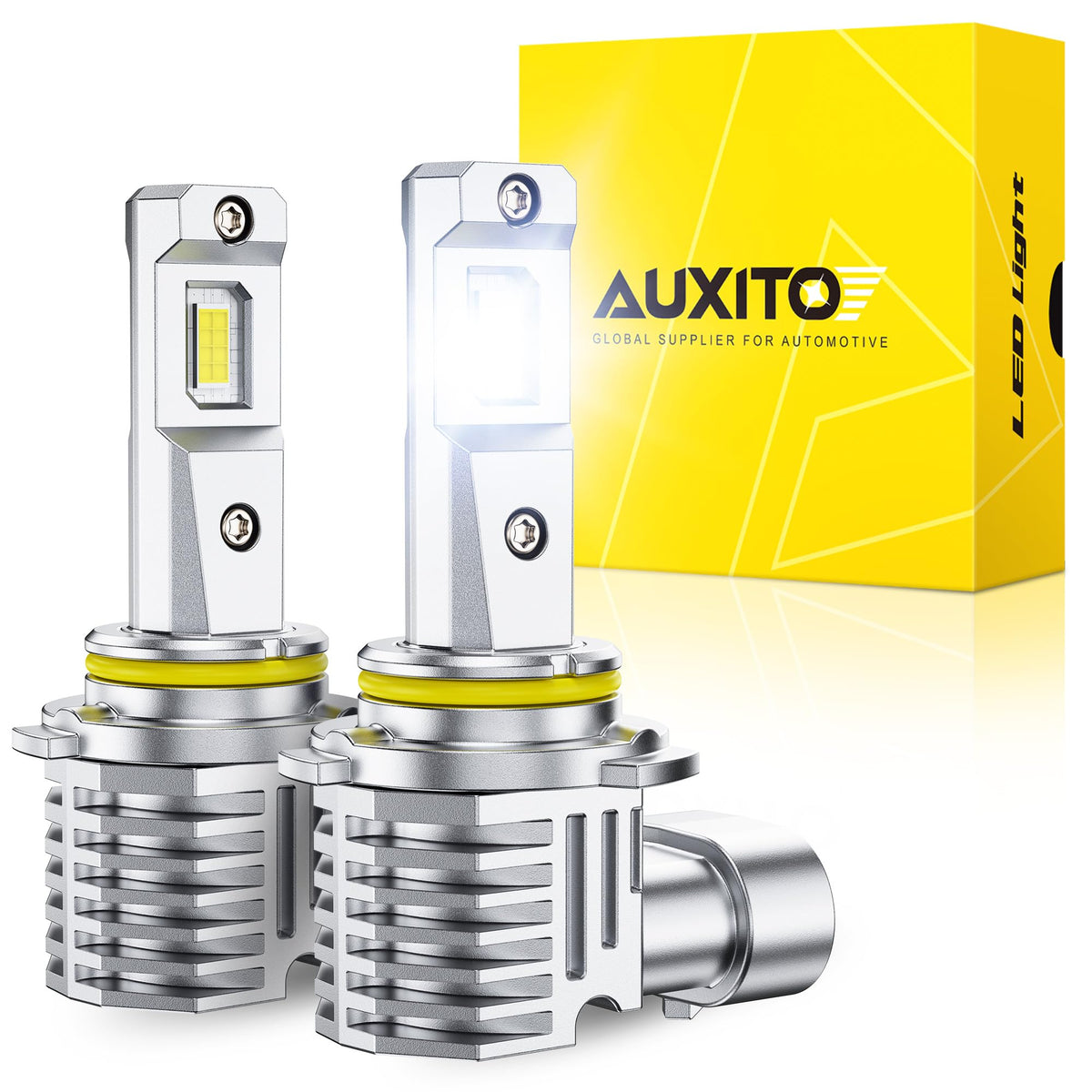 AUXITO H10 9145 front view showing compact plug-and-play form factor and fit