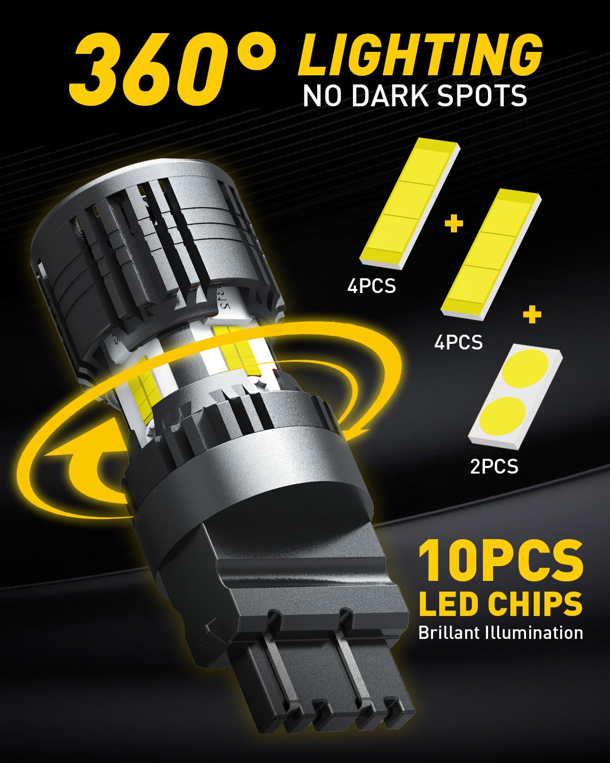 AUXITO product label and socket types list helping confirm 3056/3156/3157 compatibility