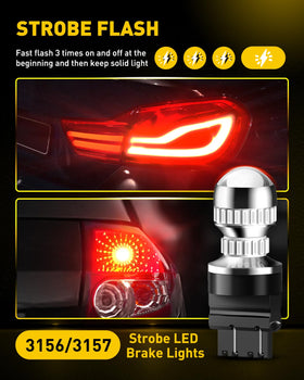 AUXITO closeup of 54 4014‑SMD LED array for even light dispersion