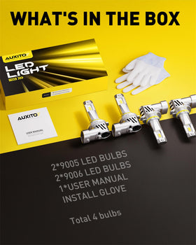 AUXITO night drive scene showing brighter road illumination for safety