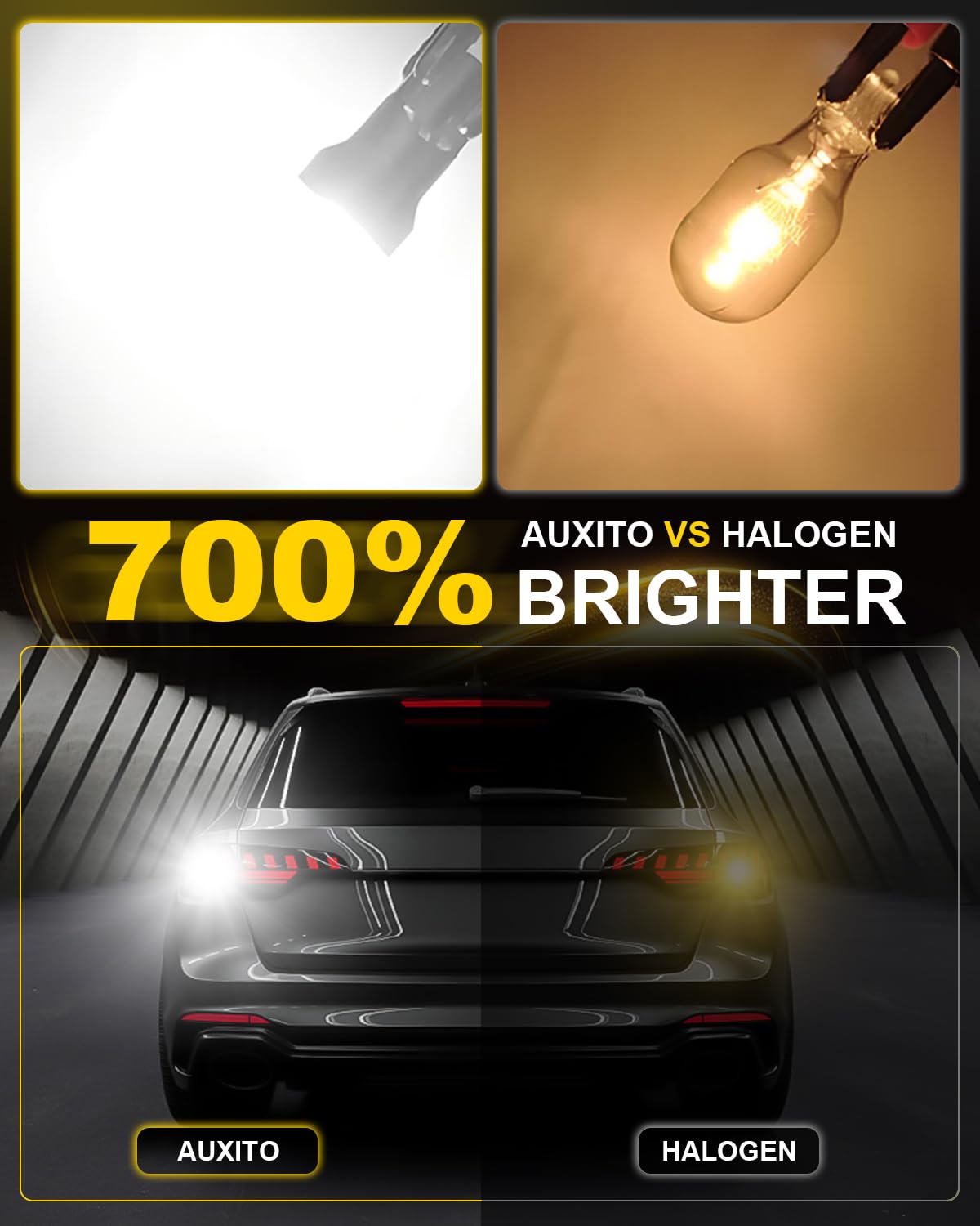 AUXITO side profile of aviation-grade aluminum body showing improved heat dissipation