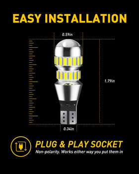 AUXITO next to a coin showing compact size for easy installation