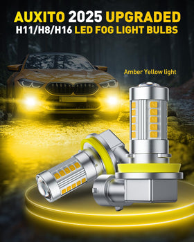 AUXITO bulbs operating in rain and snow with waterproof reliability