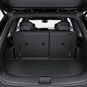 AUXKO backrest mat fitted on Telluride showing seat protection benefit