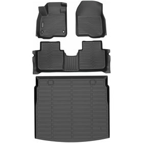 AUXKO cargo mat front view showing full coverage and protection