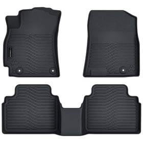AUXKO textured TPE grooves close-up for debris control and easy cleaning