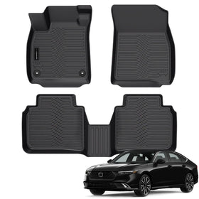 AUXKO front mats showing full driver and passenger coverage and protection