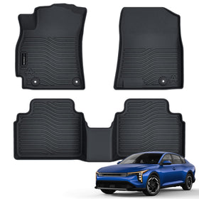 AUXKO front driver and passenger mats showing full coverage and protection