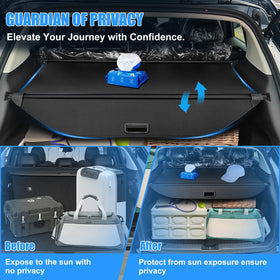 AUXKO installed in Hyundai Ioniq 5 trunk, provides privacy and organized storage