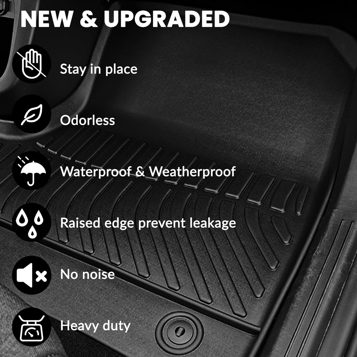 AUXKO mat installed lifestyle scene protecting Honda Accord interior