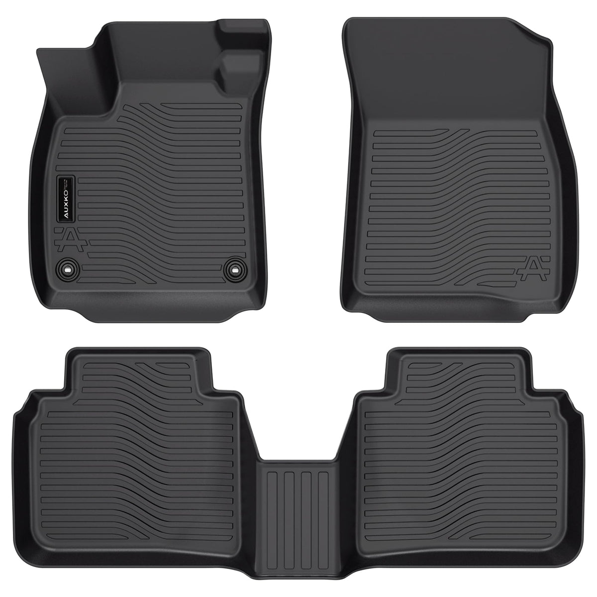 AUXKO rear mat overview highlighting exact fit and coverage