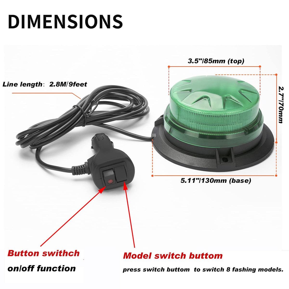AUXMOTEC inline plug controls in cab for easy pattern selection