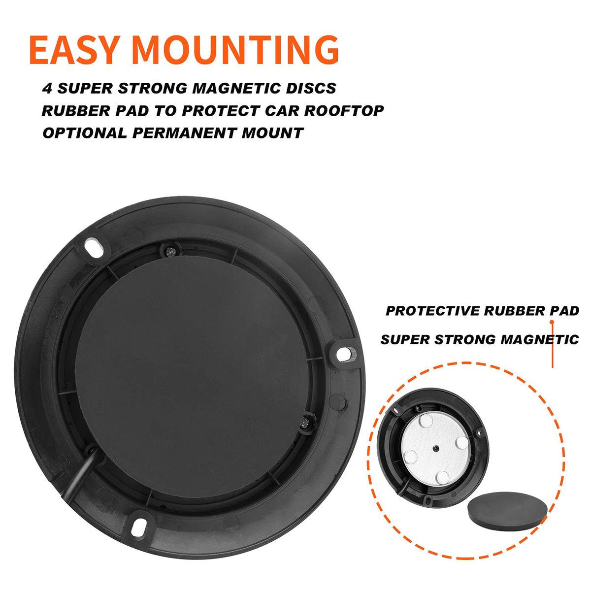 AUXMOTEC mounted on pickup roof providing high-visibility warning