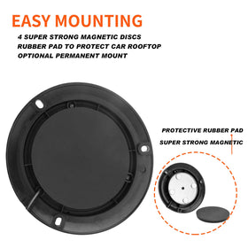 AUXMOTEC mounted on pickup roof providing high-visibility warning