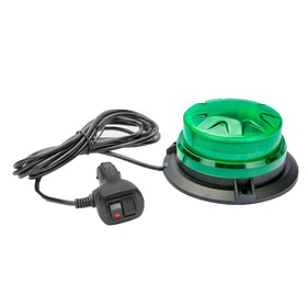 AUXMOTEC portable strobe packed for storage between uses