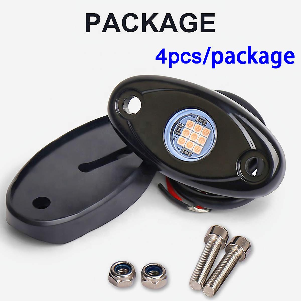 AUXMOTEC wiring and connector detail for easy 10–14V installation