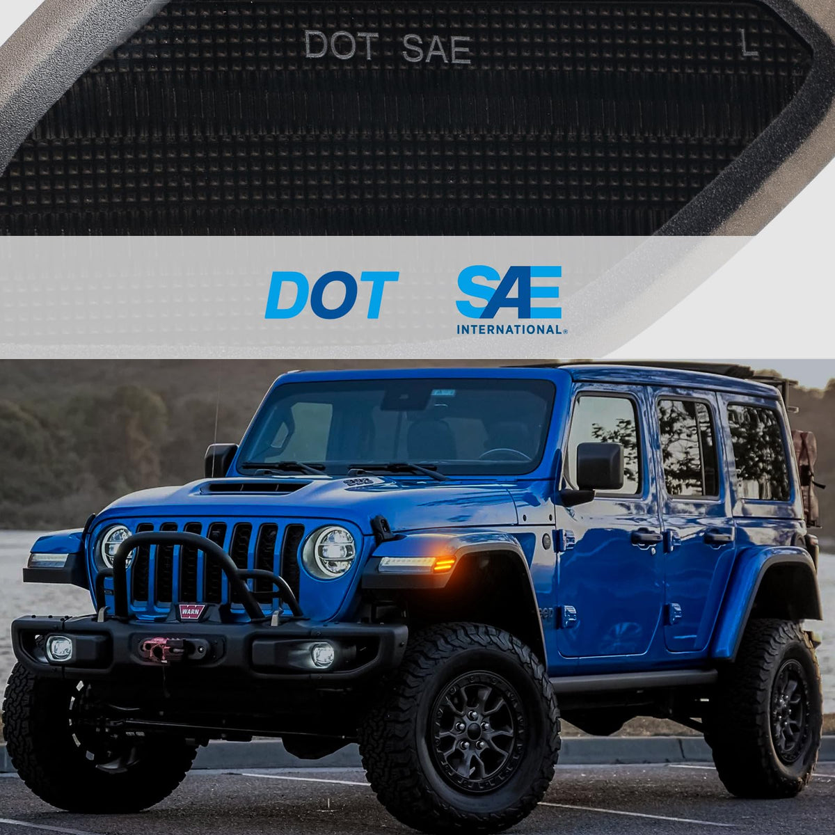 AUYICH lifestyle night drive illumination showing improved side signaling