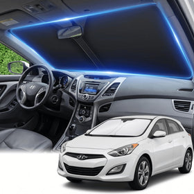 AuyNeas front packaging showing custom Elantra fit and easy use