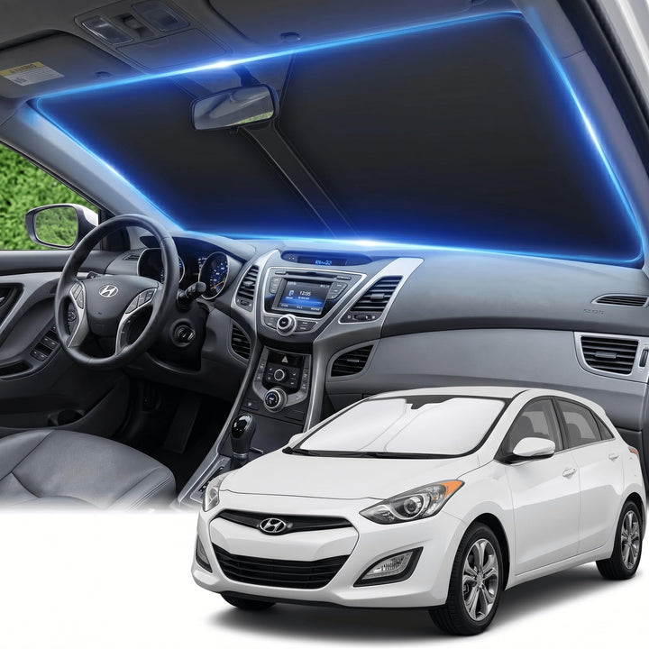 AuyNeas front packaging showing custom Elantra fit and easy use