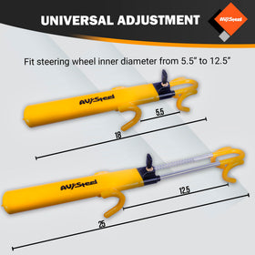 AV Steel close-up of double hook showing four-point grip for increased security