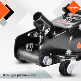 AV Steel wheels and handle detail showing smooth repositioning and ergonomic handling