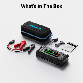 AVAPOW USB-C and ports close-up showing PD18W fast charging capability
