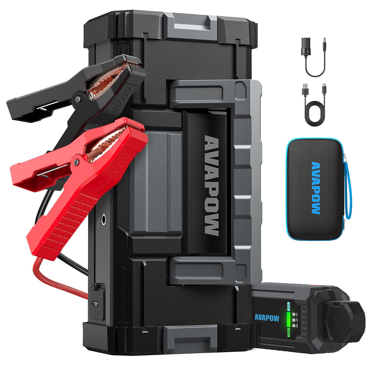 AVAPOW front unit showing compact design and easy grip benefit