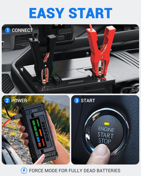 AVAPOW TJ68 held in hand to show compact size and portability
