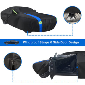 Avecrew driver-side zipper open for quick access and convenience