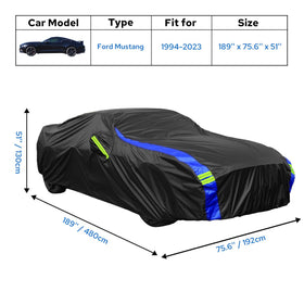 Avecrew cover driver-side zipper open for quick cabin access