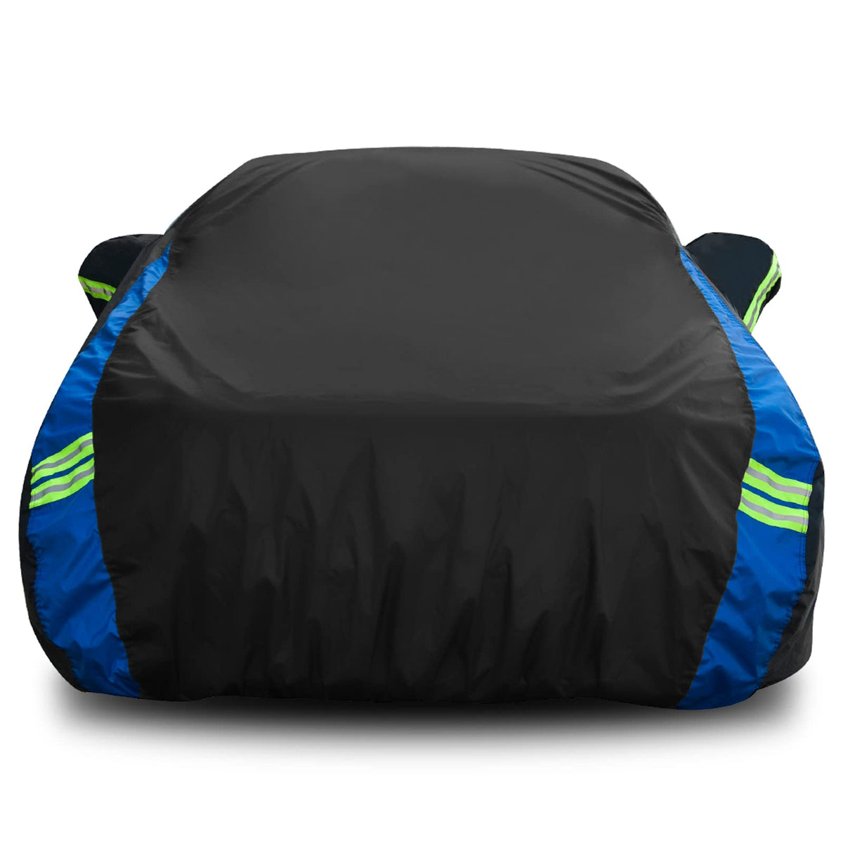 Avecrew front view showing full sedan coverage and neat fit benefit
