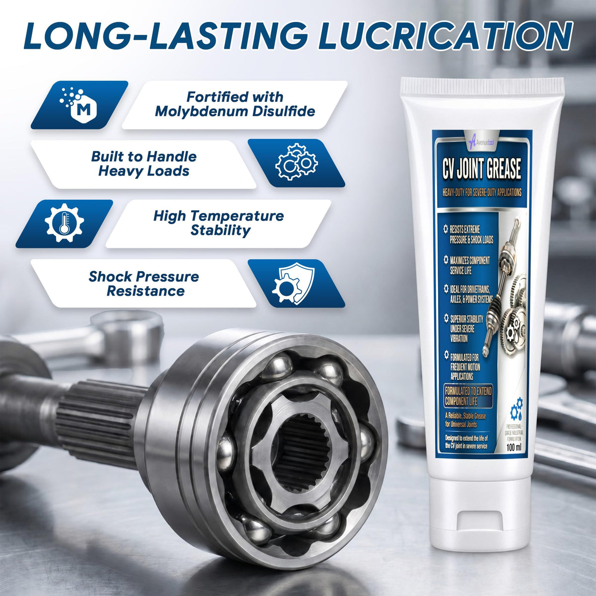 Avenuebool grease texture close-up illustrating thick consistency and protection