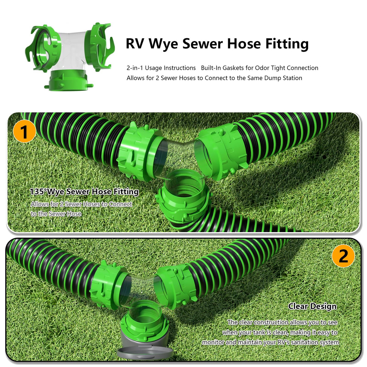 AVERONR rotating coupling angled to show 360-degree alignment convenience